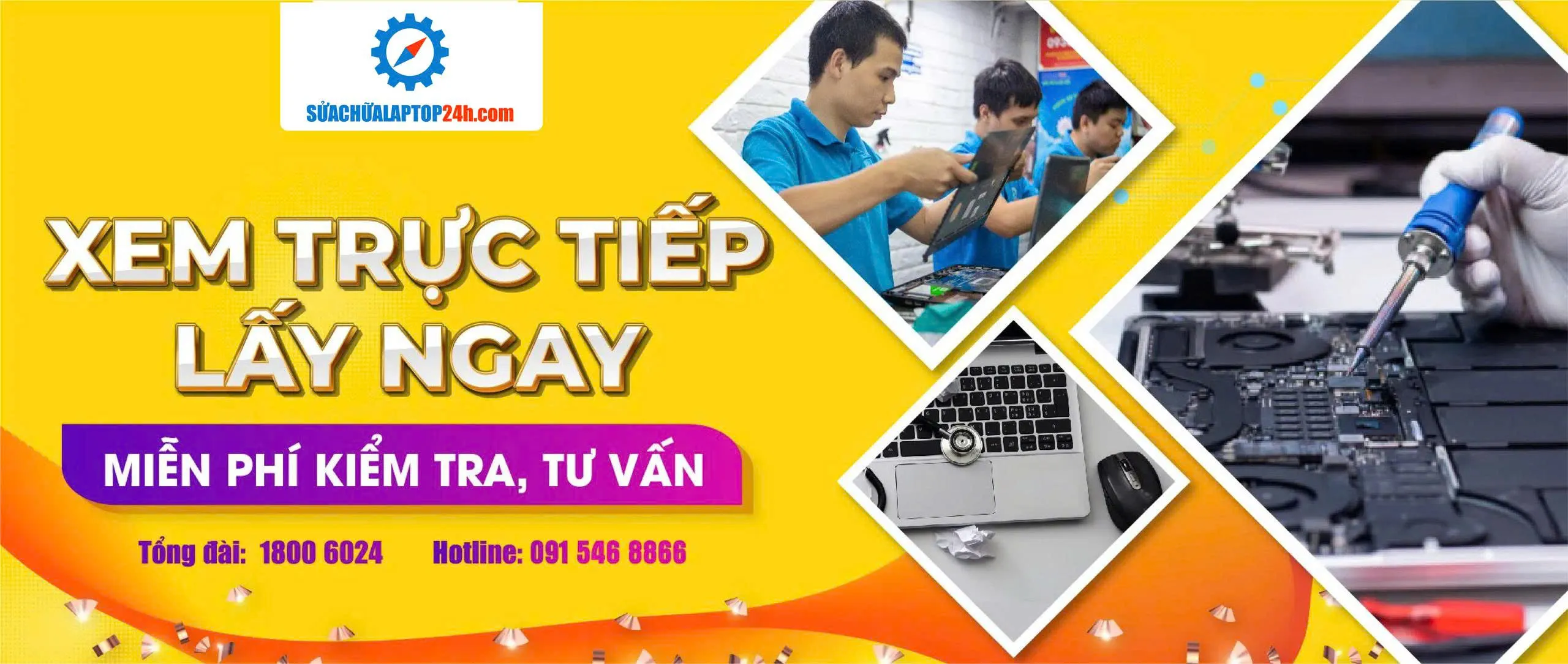 Xem trực tiếp lấy ngay - Miến phí kiểm tra, tư vân  